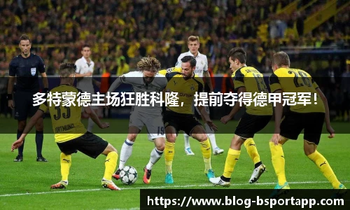 多特蒙德主场狂胜科隆，提前夺得德甲冠军！